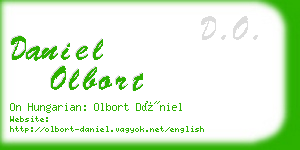 daniel olbort business card